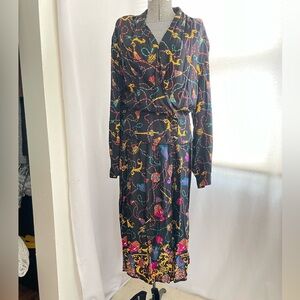 Vintage Chaus key and tassel print skirt set